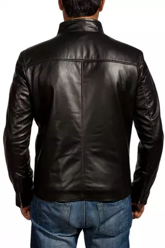 Flash-gordon-eric-johnson-jacket men's genuine lambskin leather jacket