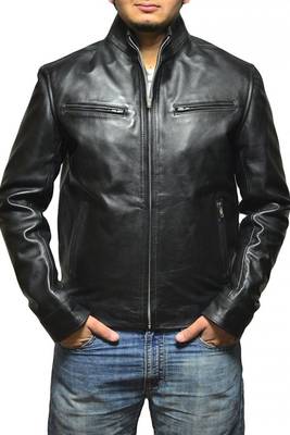 Fast-furious-6-vin-diesel-leather jacket men's genuine lambskin leather jacket 1