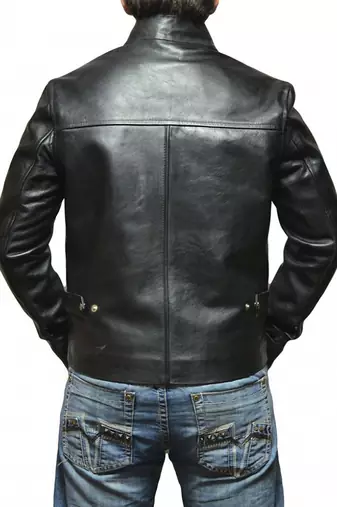 Fast-furious-6-vin-diesel-leather jacket men's genuine lambskin leather jacket
