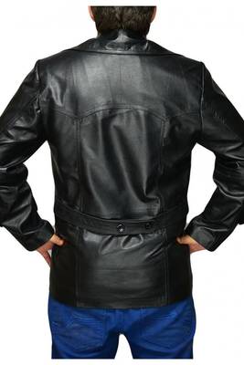 Doctor-who-black-leather-coat men's genuine lambskin leather coat 2
