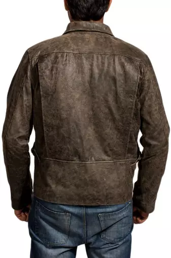 Daniel-craig-skyfall-leather-jacket men's genuine lambskin leather jacket