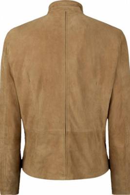 Daniel craig morocco blouson jacket men's genuine lambskin leather jacket 2