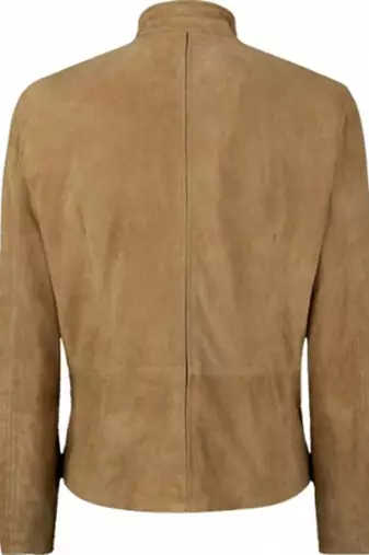Daniel craig morocco blouson jacket men's genuine lambskin leather jacket