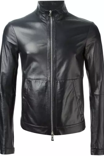 Christian grey fifty shades of grey biker leather jacket