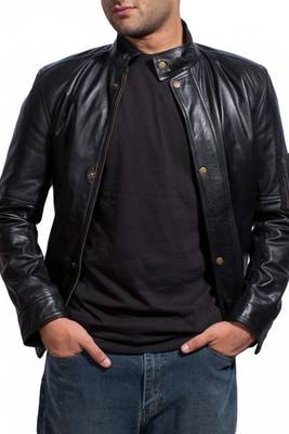 Californication-hank-moody-jacket men's genuine lambskin leather coat 1