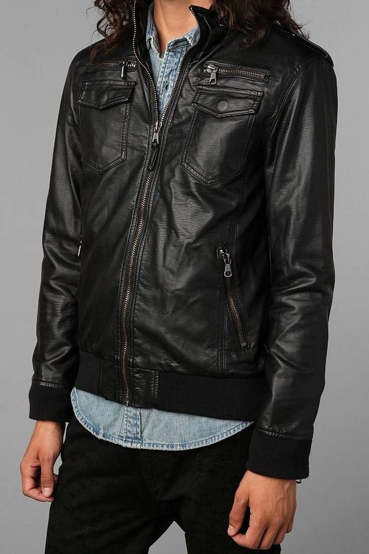 Brooklyn nine jake peralta leather jacket jacket men's genuine lambskin leather coat