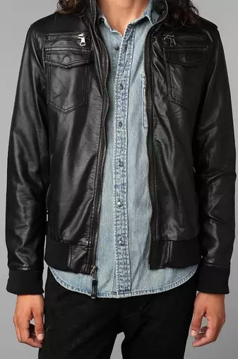 Brooklyn nine jake peralta leather jacket jacket men's genuine lambskin leather coat