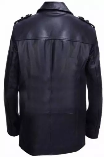 Blood ties clive owen black leather jacket men's genuine lambskin leather jacket