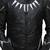 Civil-war-black-panther-leather-jacket men's genuine lambskin leather jacket