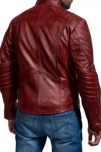 Batman-superman jacket men's genuine lambskin leather jacket