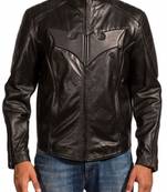 Batman black leather jacket men's genuine lambskin leather jacket