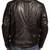 Batman black leather jacket men's genuine lambskin leather jacket