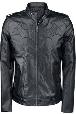 Batman arkham knight biker jacket men's genuine lambskin leather jacket 1