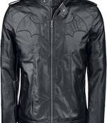 Batman arkham knight biker jacket men's genuine lambskin leather jacket