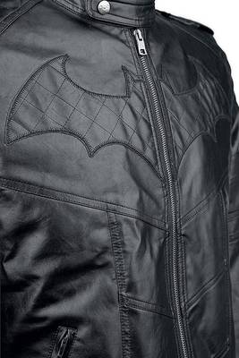 Batman arkham knight biker jacket men's genuine lambskin leather jacket 3