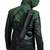 Green-arrow-leather-jacket men's genuine lambskin leather jacket