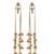 Designer Gold Plated Long Tassel Earrings for Women | Ethnic Party Wear Statement Earrings