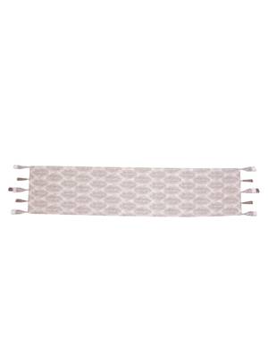  stave botanical cotton ivory table runner   (6 seater)    3