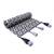  stave tribal cotton black table runner (6 seater)   