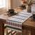  stave tribal cotton ivory table  runner (6 seater)   