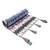  stave tribal cotton ivory table  runner (6 seater)   