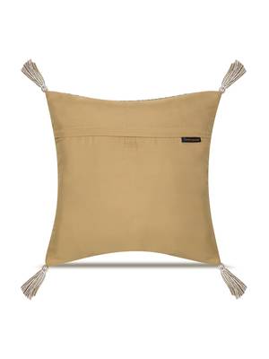  off white animal print cotton cushion cover (16"x16") 4