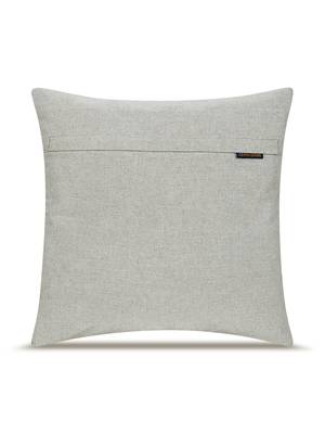  green botanical embroidered cotton cushion cover (16"x16") 4