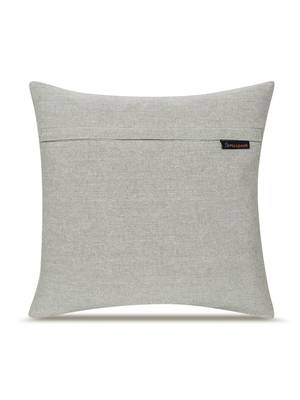  green floral embroidered cotton cushion cover (16"x16") 4
