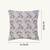  ice blue floral embroidered cotton cushion cover (16"x16")