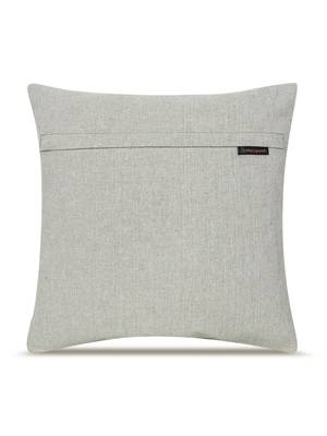  sage green botanical embroidered cotton cushion cover (16"x16") 4
