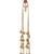 Designer Gold Plated Long Tassel Earrings for Women | Ethnic Party Wear Statement Earrings