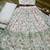 PEACH EMBROIDERED GEORGETTE FLAIRED LEHENGA CHOLI WITH DUPATTA