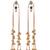 Designer Gold Plated Long Tassel Earrings for Women | Ethnic Party Wear Statement Earrings