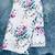 White original japan satin digital print saree with blouse piece