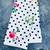 White original japan satin digital print saree with blouse piece