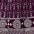 DARK MAGENTA SEQUENCE EMBROIDERY GEORGETTE LEHENGA WITH BLOUSE