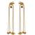 Kashmiri Gold Plated Elephant Long Chain Tassel Earrings for Women | Traditional Statement Dangler Earrings