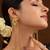 Kashmiri Gold Plated Elephant Long Chain Tassel Earrings for Women | Traditional Statement Dangler Earrings