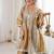 Multi color two tone tissue embroidered work top bottom batwa set