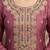 Mauve premium chinon kurta palazzo set with dupatta