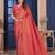 Red Zari Woven Kanjivaram Soft Silk Blend Saree With Stitched Blouse