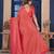 Red Zari Woven Kanjivaram Soft Silk Blend Saree With Stitched Blouse