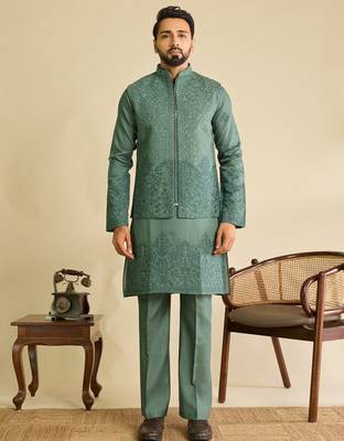 Mens wear koti kurta with pant 1