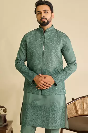Mens wear koti kurta with pant