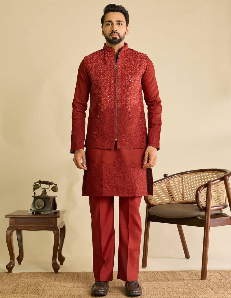 Mens wear koti kurta with pant
