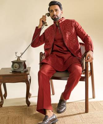 Mens wear koti kurta with pant 2