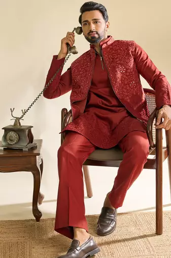 Mens wear koti kurta with pant