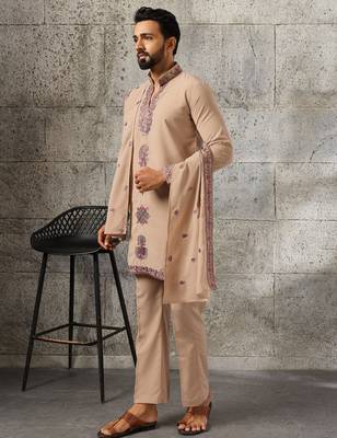Mens wear kurta dupatta and pant 4
