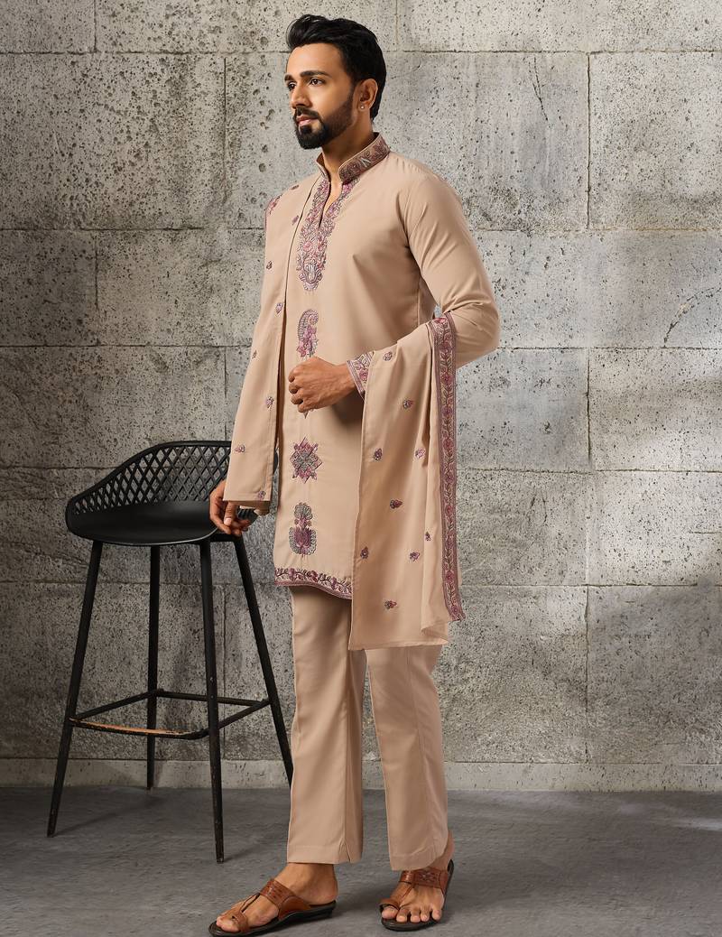 Mens wear kurta dupatta and pant