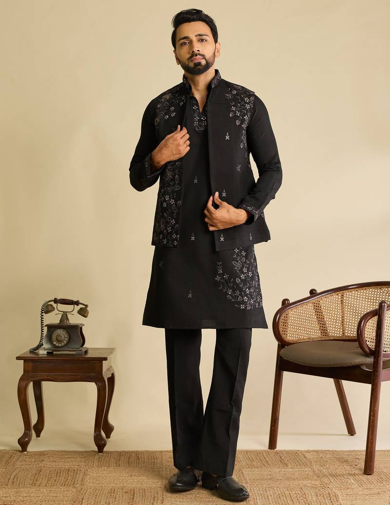 Mens wear koti kurta and pant